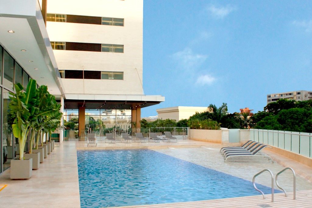 Estelar Alto Prado Barranquilla  Exteriér fotografie Rooftop pool